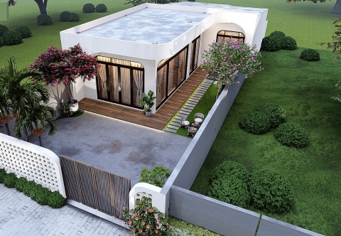 Tham khảo những mẫu thiết kế nhà ống 1 tầng 60m2 đẹp nhất