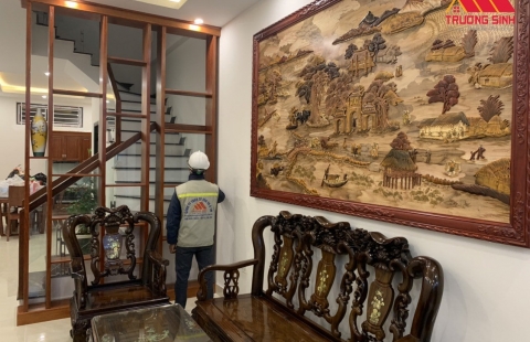 Sự tinh tế trong thiết kế và thi công nội thất nhà Anh Cường tại Đống Đa Hà Nội