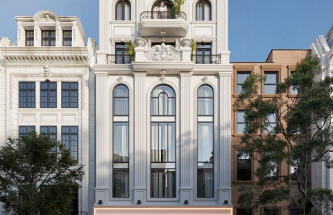 Dự án xây nhà trọn gói nhà bác Tịnh phố Hồ Tùng Mậu, Cầu Giấy, Hà Nội