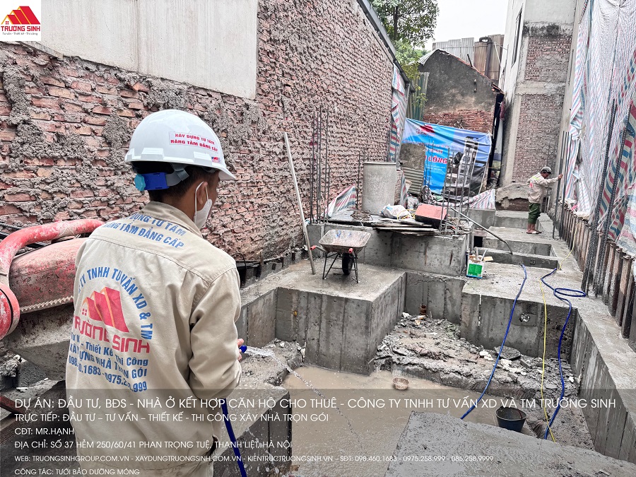 Chất lượng bê tông móng sau khi hoàn thiện
