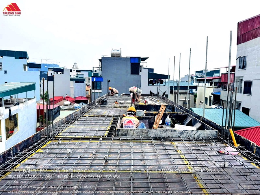 Quy trình buộc sắt móng