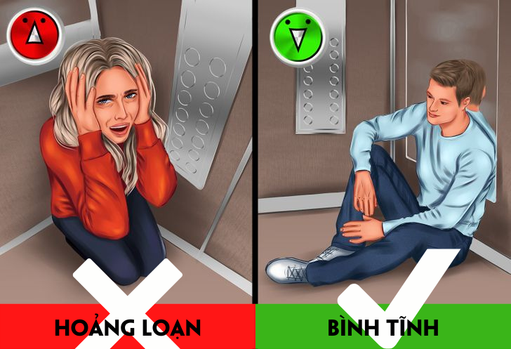 GIữ bình tĩnh khi gặp sự cố thang máy