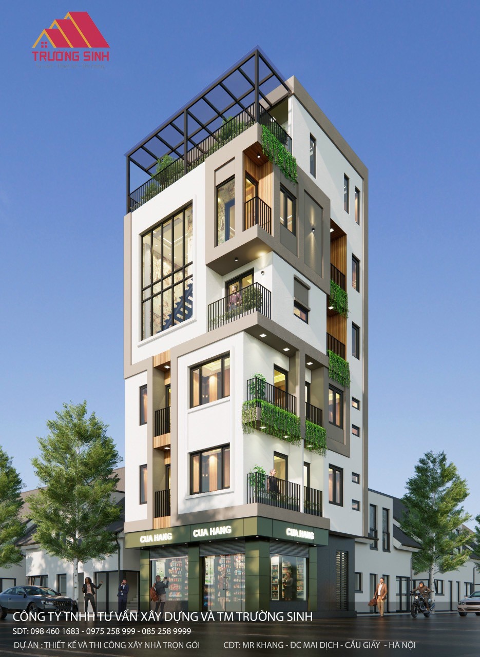 mẫu thiết kế nhà phố - 03