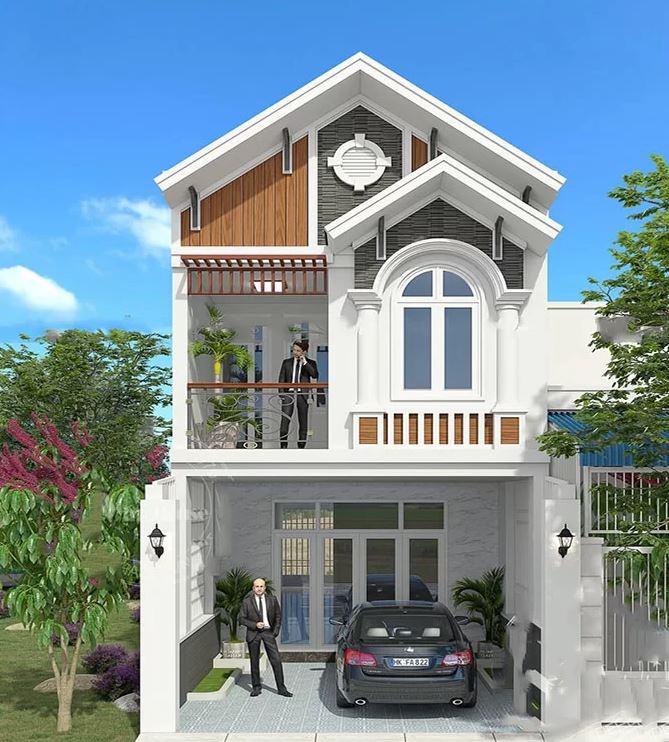 mẫu thiết kế nhà 2 tầng - 4
