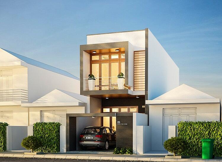 mẫu thiết kế nhà 2 tầng - 5