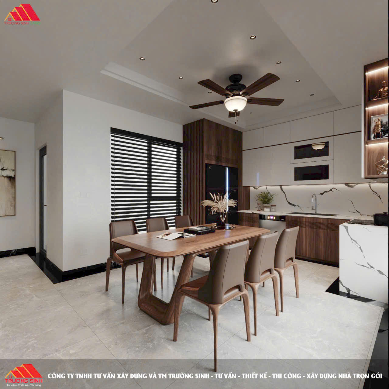 thiết kế nội thất phòng bếp - 3