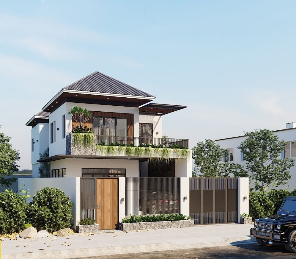 mau thiet ke nha 2 tang - 10