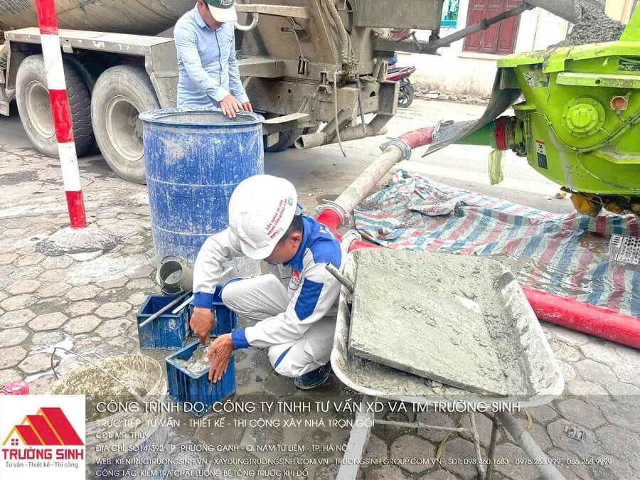 Kiểm tra chất lượng bê tông