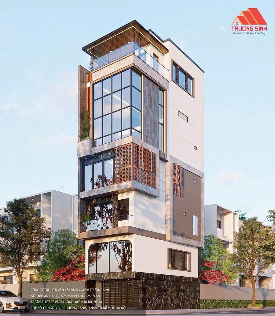 Phối cảnh thiết kế tuyệt đẹp nhà anh Thủy