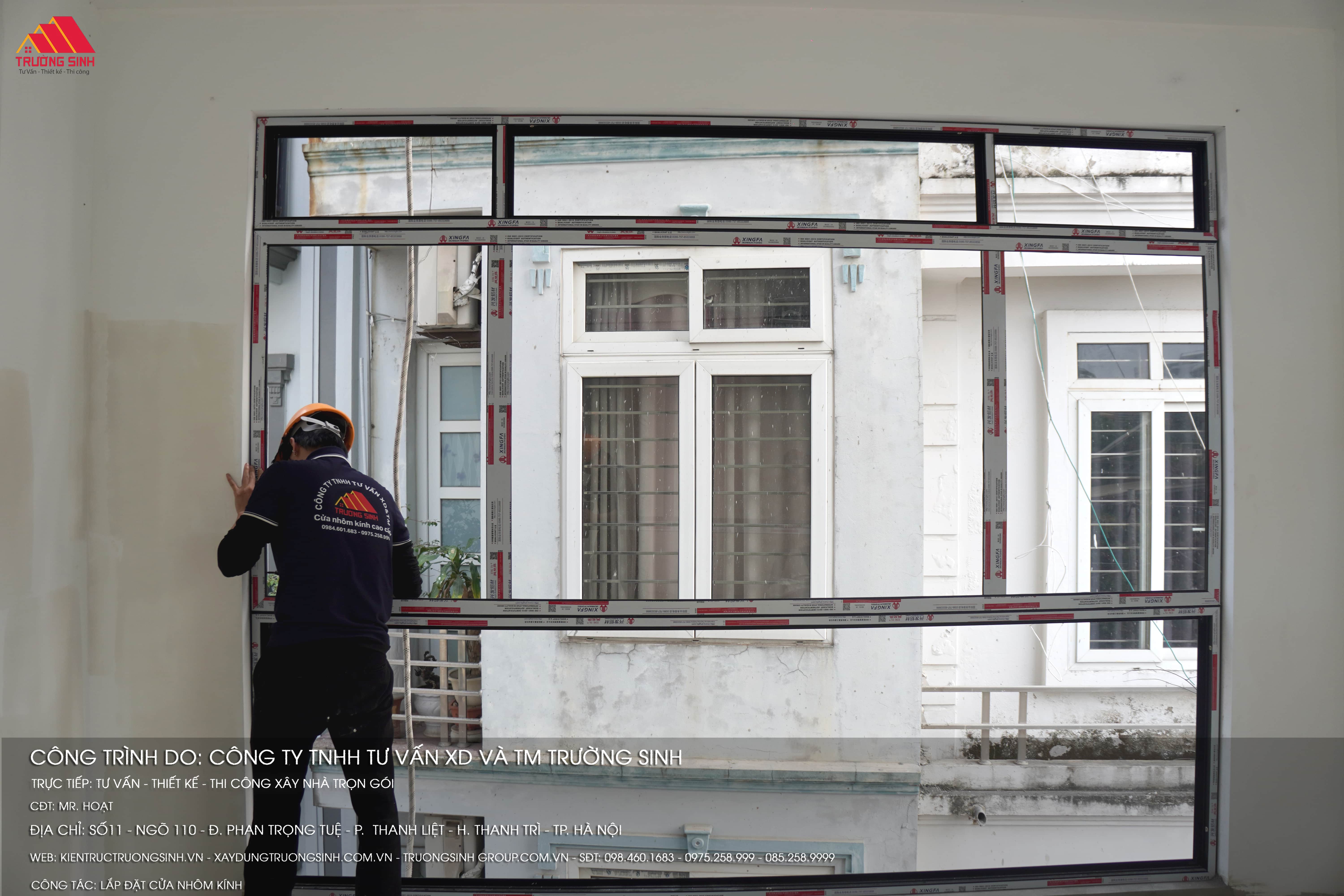 Lắp đặt cửa nhôm kính