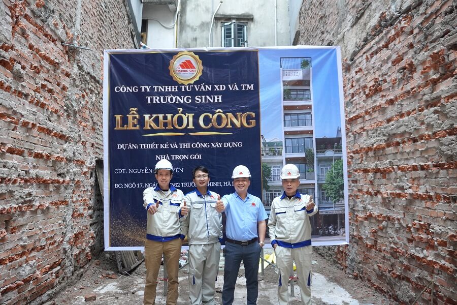 Trường Sinh tổ chức lễ khởi công xây dựng nhà anh Yên ở Trường Chinh
