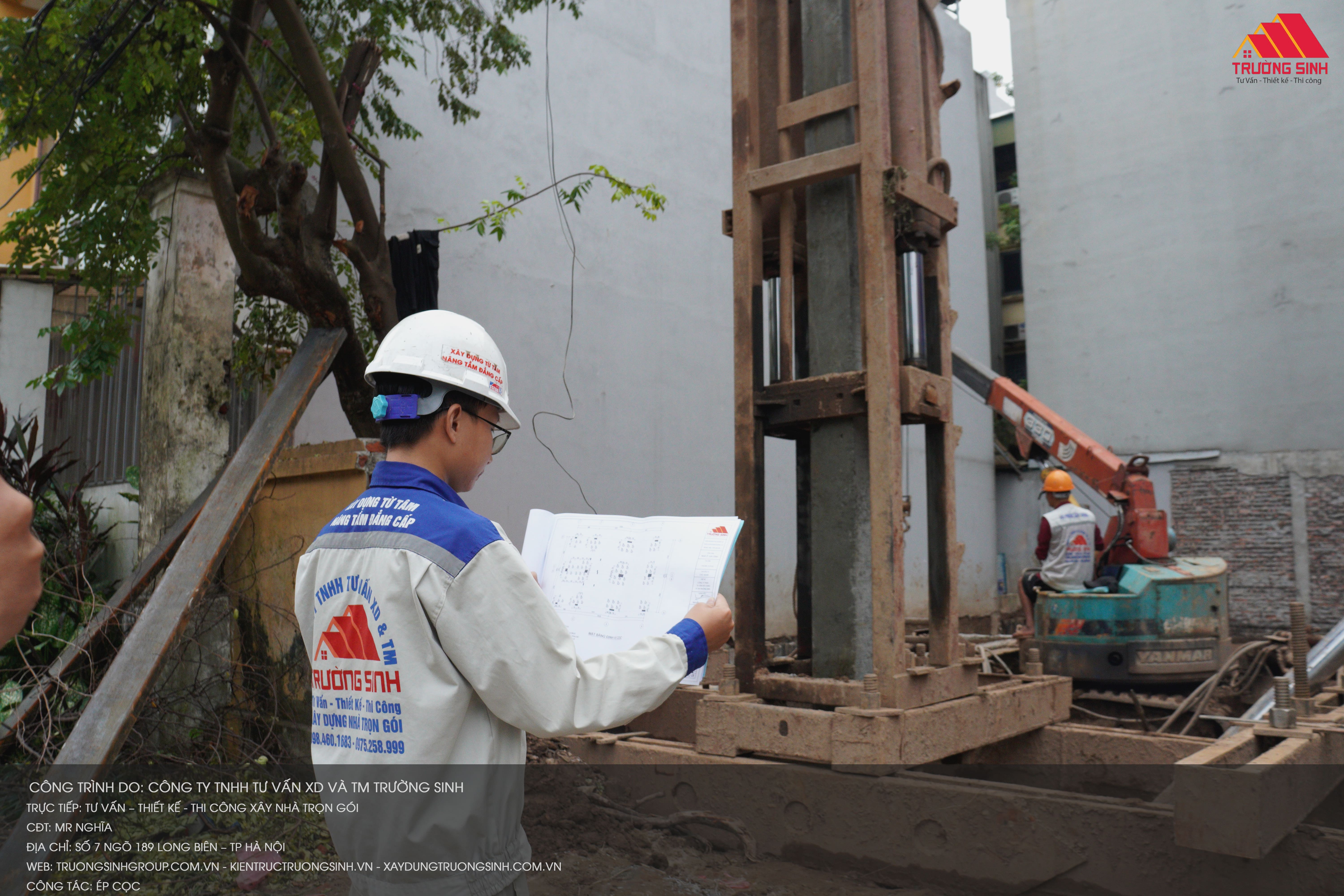 Cập nhật tiến độ công trình nhà anh Nghĩa – Long Biên, Hà Nội ngày 5/11